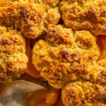 Peach Cobbler with Frozen Peaches