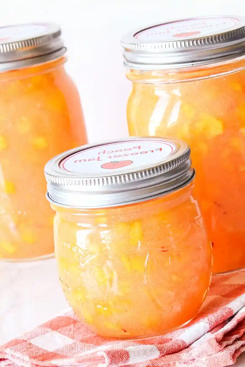 Easy Homemade Peach Freezer Jam 3 Recipe image