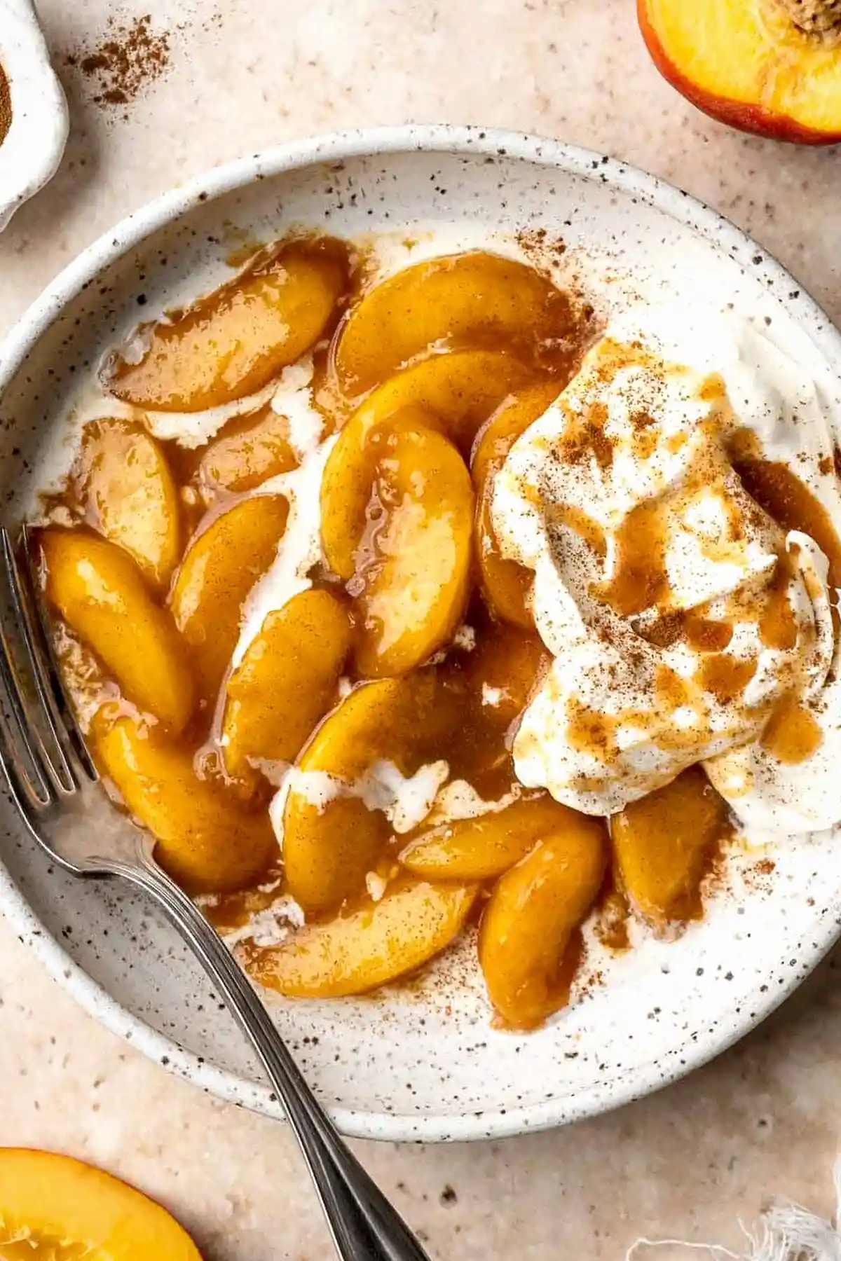 Classic Stewed Peaches and Cream 3 Recipe image