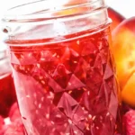 Homemade Raspberry Peach Jam