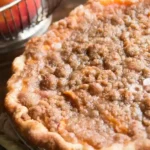 Creamy Sour Cream Peach Pie