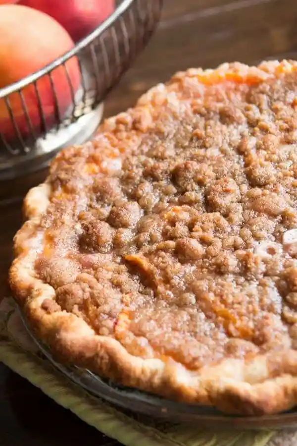 Creamy Sour Cream Peach Pie 3 Recipe image