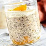 Creamy Peach Overnight Oats