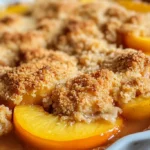 Golden Buttered Peach Cobbler