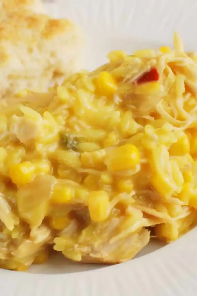 Slow Cooker Cheesy Chicken and Rice