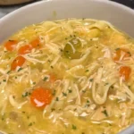 Slow Cooker Creamy Chicken Noodle Soup