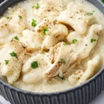 Chicken and Dumplings with Biscuits