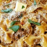 One-Pot Creamy Beef and Garlic Butter Pasta
