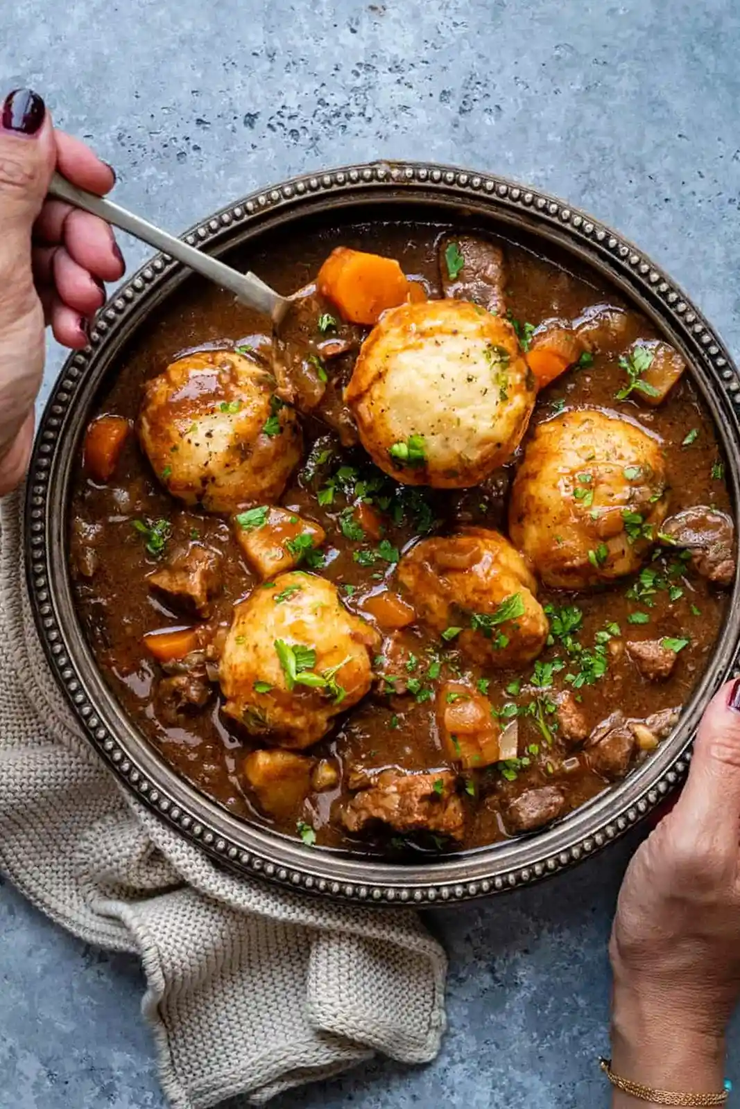Slow Cooker Beef Stew and Dumplings 3 Slow Cooker Beef Stew and Dumplings