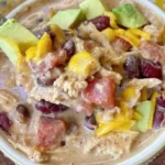Slow Cooker Creamy Chicken Chili