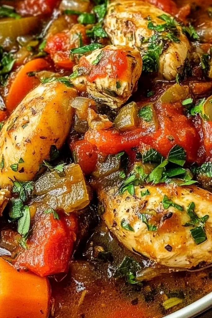 Slow Cooker Tuscan Chicken Stew 3 Recipe image