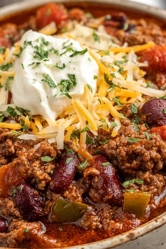 Slow-Simmered Crock Pot Classic Chili