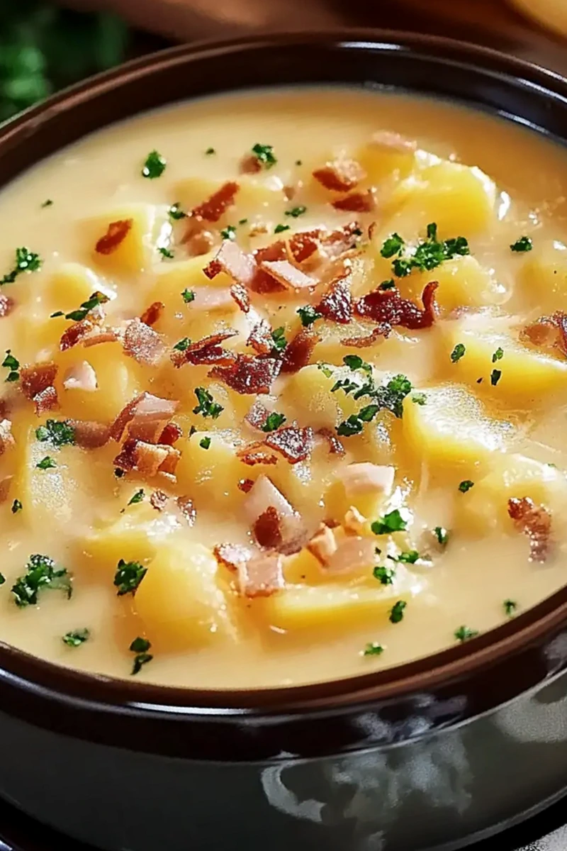 Slow Cooker Creamy Ranch Potato Soup 3 Slow Cooker Creamy Ranch Potato Soup