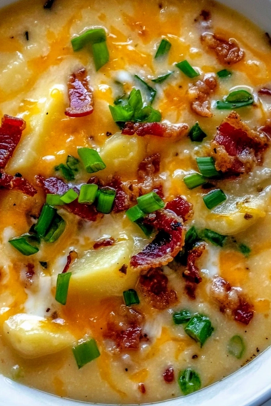 Slow Cooker Creamy Potato Soup 3 Slow Cooker Creamy Potato Soup