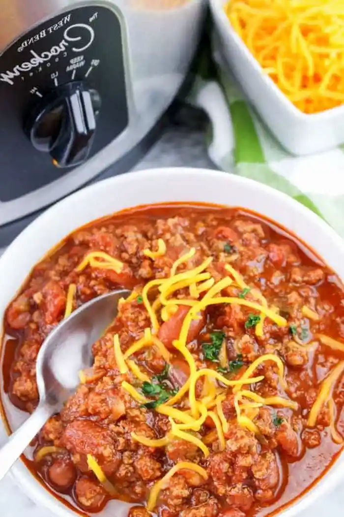 Slow Cooker Beef Chili Recipe Crock pot 3 Slow Cooker Beef Chili Recipe Crock pot