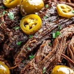 Easy Crockpot Mississippi Pot Roast