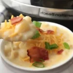 Loaded Crockpot Potato Soup