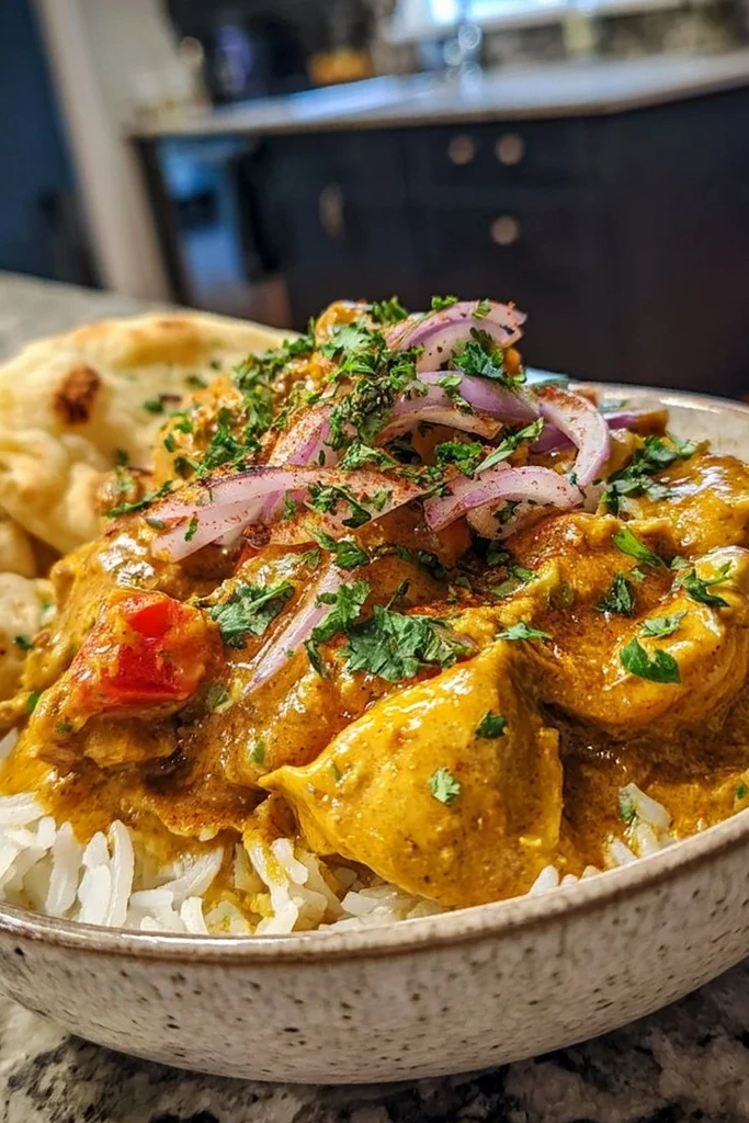Cozy Slow Cooker Indian Chicken Curry
