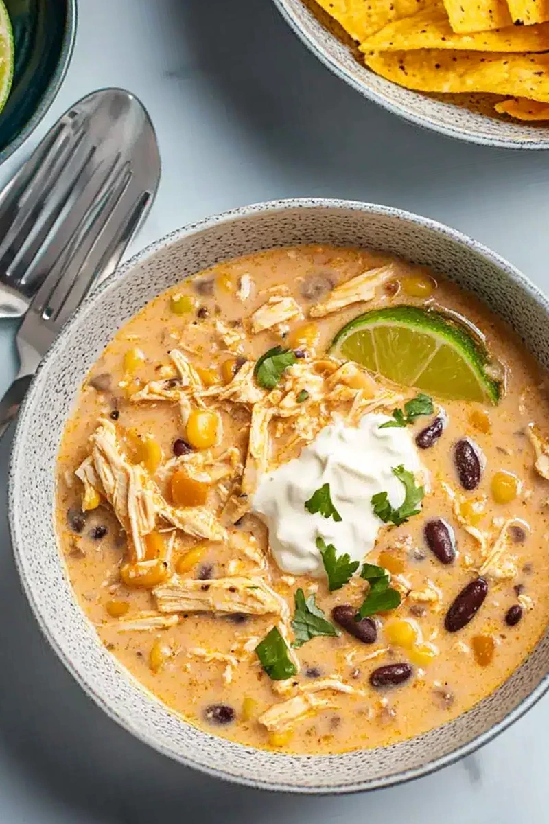 The Easiest Creamy Crockpot White Chicken Chili 3 The Easiest Creamy Crockpot White Chicken Chili