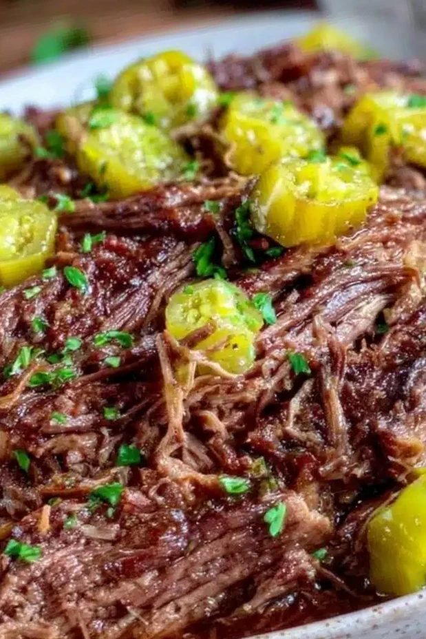 Tender Mississippi Pot Roast with Zesty Pepperoncini Peppers 3 Tender Mississippi Pot Roast with Zesty Pepperoncini Peppers