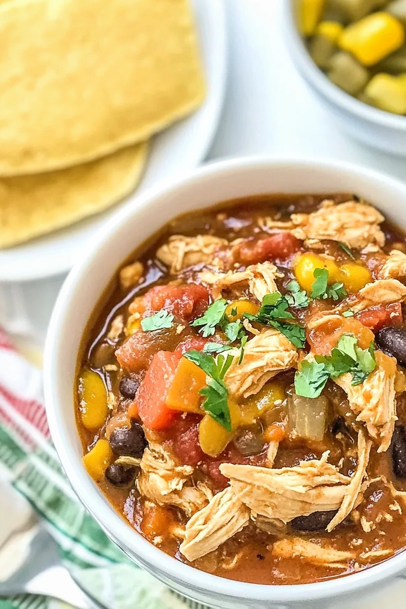The BEST Slow Cooker Chicken Chili 3 The BEST Slow Cooker Chicken Chili